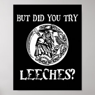 Maar heb je bloedzuigers pest arts middelbare leef poster