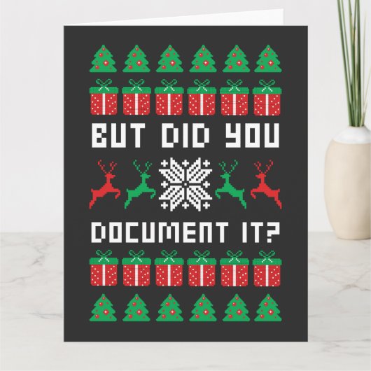 Maar Heb Je het Gedocumenteerd Kaart (Voorkant)