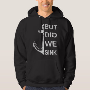 Maar hebben we de grappige boot eigenaar kapitein hoodie