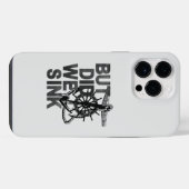 Maar hebben we gezonken bootliefhebber grappige bo iPhone hoesje (Achterkant horizontaal)