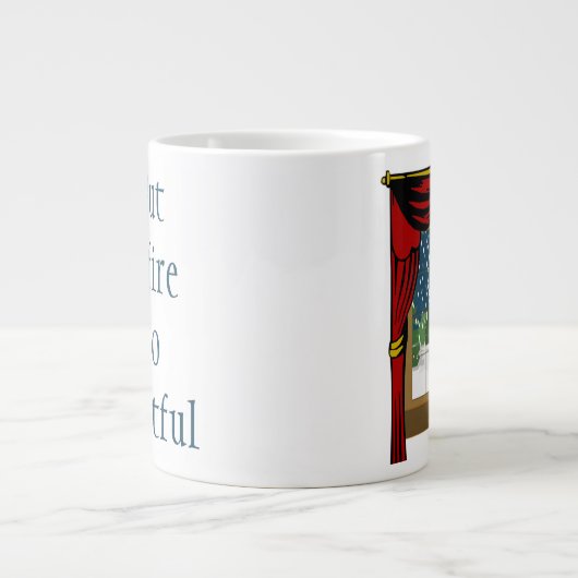 Maar het vuur is zo heerlijk extra grote beker (Voorkant)