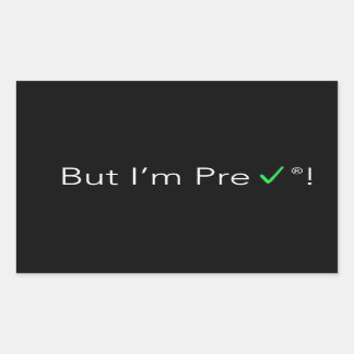 Maar ik ben pre-check Stickers (x4)