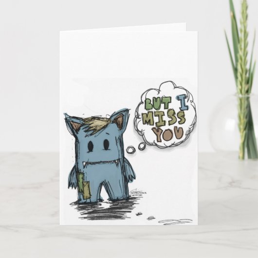 Maar ik mis u kaart (Voorkant)