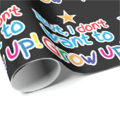 Maar ik wil niet opgroeien! schatje baby cadeaupapier (Rol Hoek)