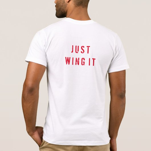 maar improviseren t-shirt (Achterkant)