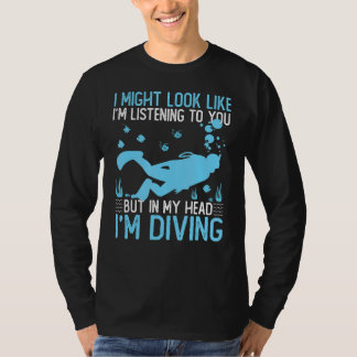 Maar in mijn hoofd duik ik ik onderwater naar het  t-shirt