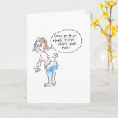 Maar kijk groot! Dubbele wenskaart Kaart (Gele Bloem)