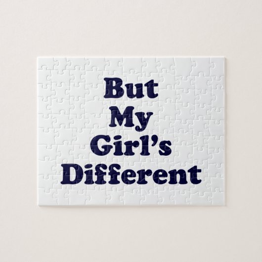 Maar mijn meisje is anders legpuzzel (Horizontaal)