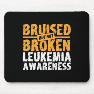 Maar niet gebroken steun leukemie bewustzijn muismat