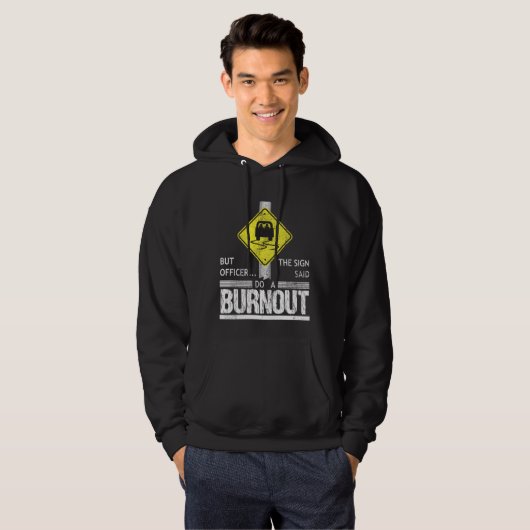 Maar officier, gebarentaal dat je een ronddraaiend hoodie (Voorkant volledig)