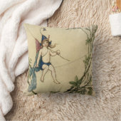 Maar Puck zat op een Spider Thread Kussen (Deken)