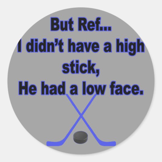 Maar Ref... Ronde Sticker (Voorkant)
