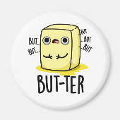 Maar ter Funny Butter Pun Magneet (Voorkant)