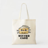 Maar-ter-taart grappige boterwoordspeling tote bag (Voorkant)