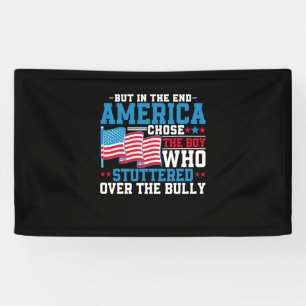 Maar uiteindelijk koos Amerika de jongen Spandoek