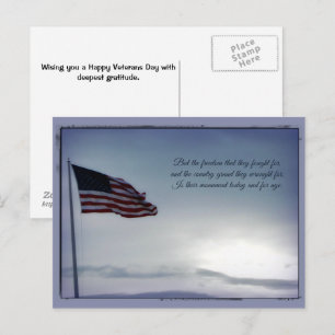 Maar voor Vrijheidsgevecht ... Veterans Day Briefk Briefkaart