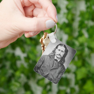 Maarschalk Wild Bill Hickok Oude West Pistoolheld Sleutelhanger