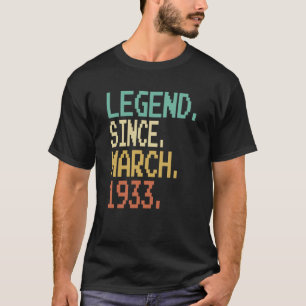  maart 1933 90 jaar oud in 1 t-shirt