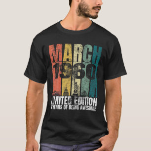  maart 1960 cadeaus 61 jaar oud 61 jaar oud t-shirt