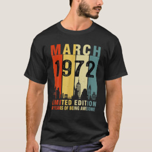 Maart 1972 beperkte uitgave 50 jaar a.s. t-shirt