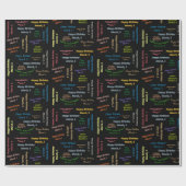 Maart, 5-jarige cadeaupapier (Vlak)