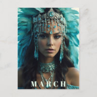 *~* MAART AP53 Hoofdadres AQUAMARINE Boho