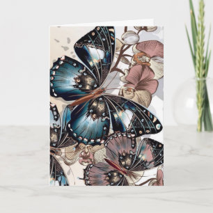 ***MAART BIRTHDAY** WISSEN EN BUTTERFLIES OOK! KAART