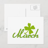 maart briefkaart (Voorkant / Achterkant)