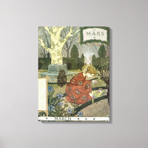 maart canvas afdruk