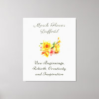 Maart Geboorte Maand Bloem Daffodil Geboortegesche