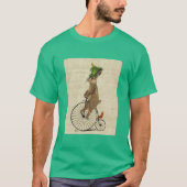 Maart haar op Penny Farthing 3 T-shirt (Voorkant)