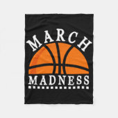 Maart Madness Fleece Deken (Voorkant)
