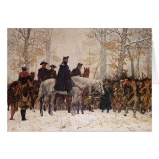 Maart naar Valley Forge - William Trego (1883)