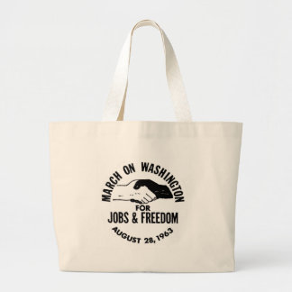Maart op Washington 1963 Grote Tote Bag