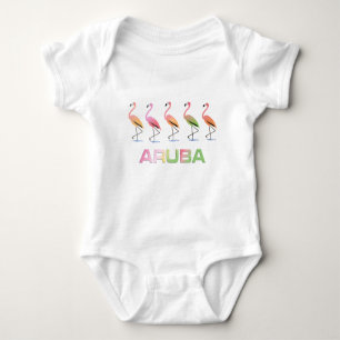 Maart van de Tropische Flamingos ARUBA Romper