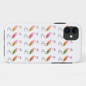 Maart van de Tropische Flamingos Case-Mate iPhone Case (Achterkant (horizontaal))