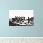 Maart van Miles Standish Canvas Afdruk (Insitu (Houten vloer))