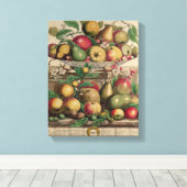 Maart, vanaf 'Twaalf maanden fruit' Canvas Afdruk (Insitu (Houten vloer))