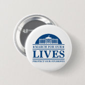 Maart voor ons leven ronde button 5,7 cm (Voorkant /achterkant)