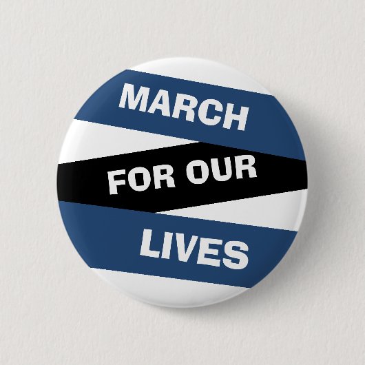 Maart voor onze Lives Activism Button (Voorkant)