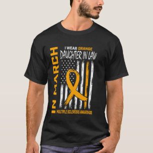 Maart We dragen oranje schoondochter Multiple Scle T-shirt