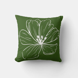 Maas - Witte bloem in het voorjaar Kussen