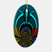 Maasai Colors Hakuna Matata Keramisch Ornament (Rechts)