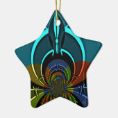 Maasai Colors Hakuna Matata Keramisch Ornament (Links)