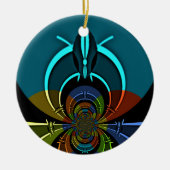 Maasai Colors Hakuna Matata Keramisch Ornament (Voorkant)