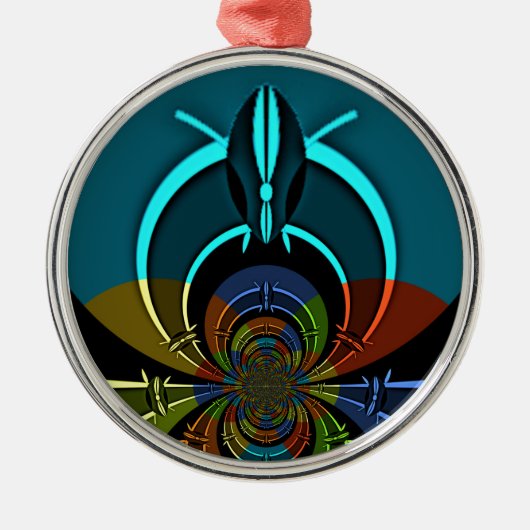 Maasai Colors Hakuna Matata Metalen Ornament (Voorkant)