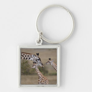 Maasai Giraffe (Giraffe Tippelskirchi) Sleutelhanger