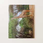 Maasai Giraffe Legpuzzel (Verticaal)