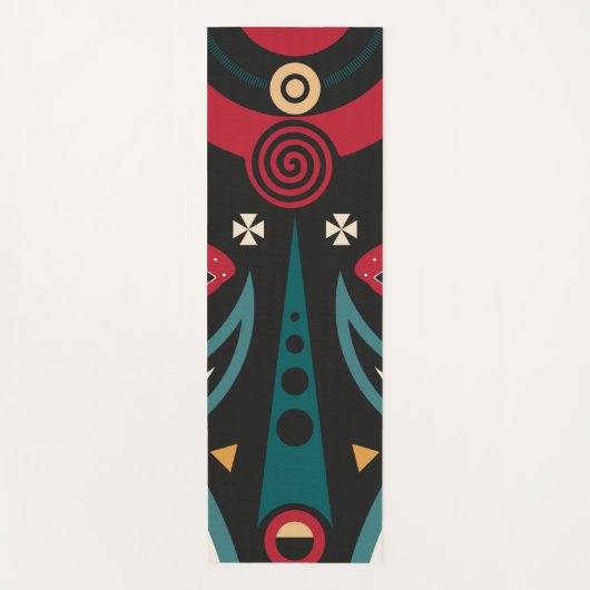 maasai krijger yogamat (Voorkant)