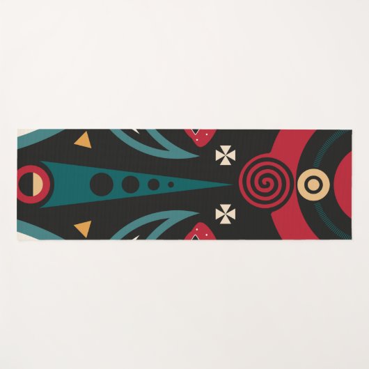 maasai krijger yogamat (Voorkant (horizontaal))